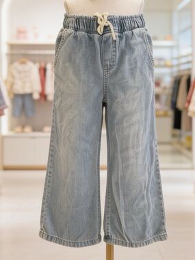 Cat & Jack Wide‑Leg Denim Pants – Kids L (10/12)